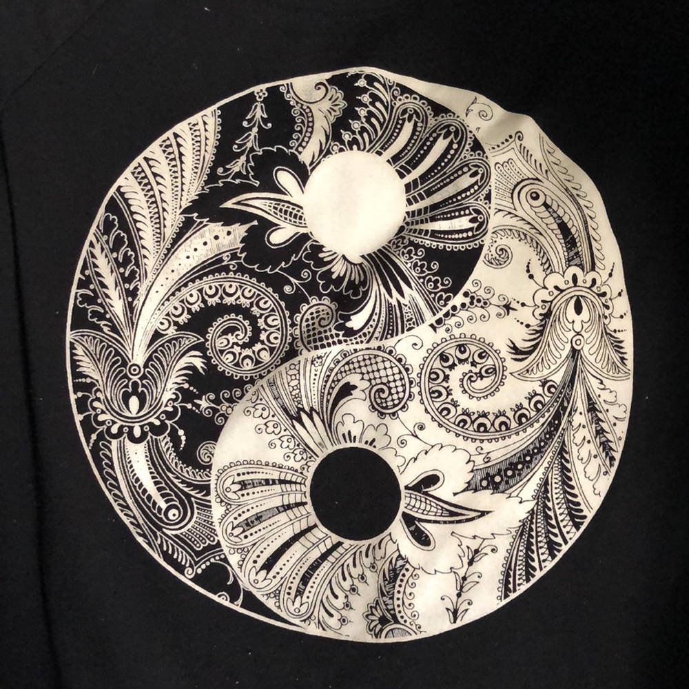 Ying-yang blouse